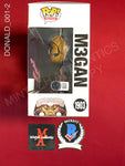 DONALD_001 - Megan 1903 M3gan Funko Pop! Autographed By Amie Donald