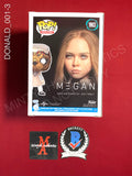 DONALD_001 - Megan 1903 M3gan Funko Pop! Autographed By Amie Donald