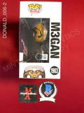 DONALD_006 - Megan 1903 M3gan Funko Pop! Autographed By Amie Donald