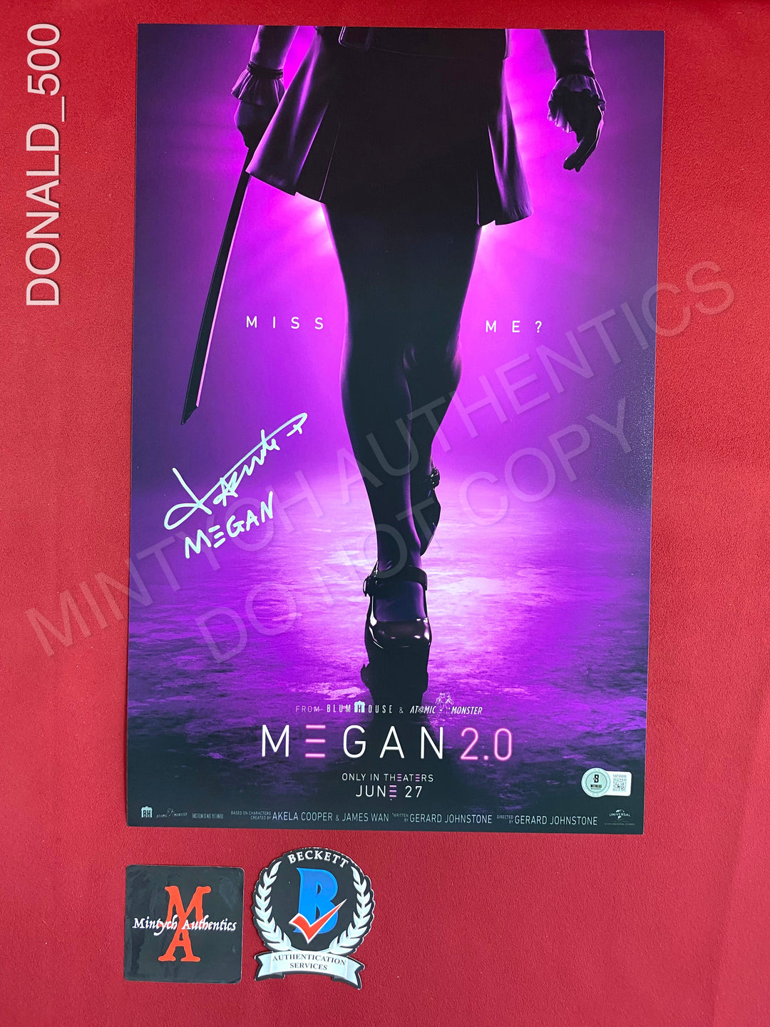 M3GAN (Megan) Horror Autographs Collection – Mintych Authentics