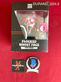 DURAND_024 - YouTooz Flocked Ghost Face Vinyl Figure Autographed By Chris Durand