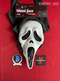 EMBRY_002 - Ghost Face Fun World Scream Mask Autographed By Ethan Embry