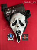EMBRY_006 - Ghost Face Fun World Scream Mask Autographed By Ethan Embry