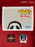 EMBRY_034 - Ghost Face 1607 Scream Funko Pop! Autographed By Ethan Embry