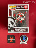 EMBRY_034 - Ghost Face 1607 Scream Funko Pop! Autographed By Ethan Embry