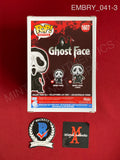 EMBRY_041 - Ghost Face 1607 Scream Funko Pop! Autographed By Ethan Embry