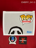 EMBRY_041 - Ghost Face 1607 Scream Funko Pop! Autographed By Ethan Embry