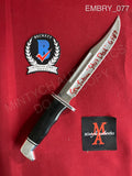 EMBRY_077 - Buck 120 Knife Autographed By Ethan Embry