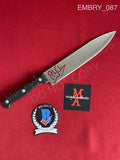 EMBRY_087 - Real 8" Steel Knife Autographed By Ethan Embry