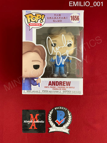 EMILIO_001 - The Breakfast Club 1656 Andrew Funko Pop! Autographed By Emilio Estevez