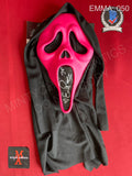 EMMA_050 - Ghost Face Fun World Pink Scream Mask Autographed By Emma Roberts