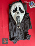 EMMA_053 - Ghost Face Fun World Scream Mask Autographed By Emma Roberts