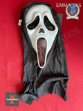 EMMA_065 - Ghost Face Fun World Scream Mask Autographed By Emma Roberts