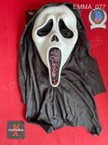 EMMA_077 - Ghost Face Fun World Scream Mask Autographed By Emma Roberts