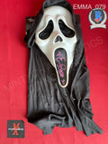 EMMA_079 - Ghost Face Fun World Scream Mask Autographed By Emma Roberts