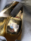 EMMA_086 - Ghost Face Fun World Gold Mask Autographed By Emma Roberts