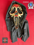 EMMA_086 - Ghost Face Fun World Gold Mask Autographed By Emma Roberts