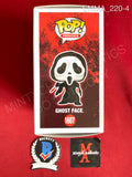 EMMA_220 - Ghost Face 1607 Scream Funko Pop! Autographed By Emma Roberts