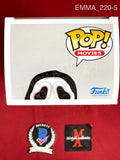 EMMA_220 - Ghost Face 1607 Scream Funko Pop! Autographed By Emma Roberts