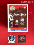 EMMA_222 - Ghost Face 1607 Scream Funko Pop! Autographed By Emma Roberts
