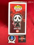 EMMA_222 - Ghost Face 1607 Scream Funko Pop! Autographed By Emma Roberts
