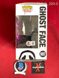 EMMA_223 - Ghost Face 1607 Scream Funko Pop! Autographed By Emma Roberts