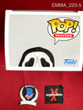 EMMA_223 - Ghost Face 1607 Scream Funko Pop! Autographed By Emma Roberts
