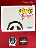 EMMA_224 - Ghost Face 1607 Scream Funko Pop! Autographed By Emma Roberts