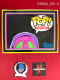 EMMA_231 - Ghost Face 1607 Blacklight Scream Funko Pop! Autographed By Emma Roberts