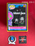 EMMA_235 - Ghost Face 1607 Blacklight Scream Funko Pop! Autographed By Emma Roberts