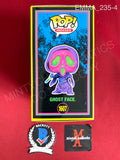 EMMA_235 - Ghost Face 1607 Blacklight Scream Funko Pop! Autographed By Emma Roberts