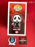 EMMA_240 - Ghost Face 1607 Glow In The Dark Scream Funko Pop! Autographed By Emma Roberts