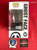 EMMA_244 - Ghost Face 1607 Glow In The Dark Scream Funko Pop! Autographed By Emma Roberts