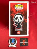 EMMA_244 - Ghost Face 1607 Glow In The Dark Scream Funko Pop! Autographed By Emma Roberts