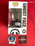 EMMA_245 - Ghost Face 1607 Glow In The Dark Scream Funko Pop! Autographed By Emma Roberts