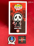 EMMA_245 - Ghost Face 1607 Glow In The Dark Scream Funko Pop! Autographed By Emma Roberts
