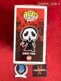 EMMA_246 - Ghost Face 1607 Glow In The Dark Scream Funko Pop! Autographed By Emma Roberts