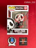 EMMA_250 - Ghost Face 1607 Ghost Face Funko Pop! Autographed By Emma Roberts