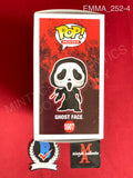 EMMA_252 - Ghost Face 1607 Ghost Face Funko Pop! Autographed By Emma Roberts