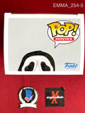 EMMA_254 - Ghost Face 1607 Ghost Face Funko Pop! Autographed By Emma Roberts