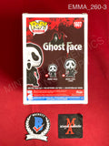 EMMA_260 - Ghost Face 1607 Ghost Face Funko Pop! Autographed By Emma Roberts