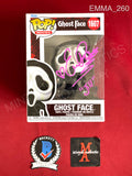EMMA_260 - Ghost Face 1607 Ghost Face Funko Pop! Autographed By Emma Roberts