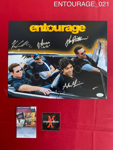 ENTOURAGE_021 - 11x14 Photo Autographed By Adrian Grenier, Jerry Ferrara, Kevin Dillon & Kevin Connolly
