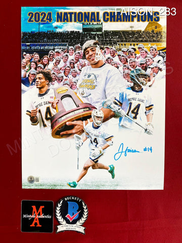 FAISON_283 - 11x14 Photo Autographed By Jordan Faison