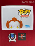 FAITH_003 - IT Welcome To Derry 1856 Blood Pennywise Funko Pop! Autographed By Dustin Faith