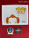 FAITH_009 - IT Welcome To Derry 1856 Blood Pennywise Funko Pop! Autographed By Dustin Faith