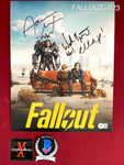 FALLOUT_023 - 11x14 Photo Autographed By Ella Purnell, Aaron Moten & Walton Goggins