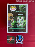 FISHBURNE_010 - Pop! Movies Matrix 159 Morpheus Funko Pop! Autographed By Laurence Fishburne