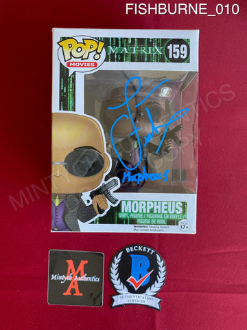 FISHBURNE_010 - Pop! Movies Matrix 159 Morpheus Funko Pop! Autographed By Laurence Fishburne