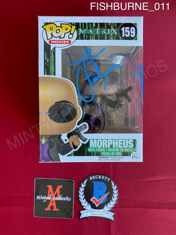 FISHBURNE_011 - Pop! Movies Matrix 159 Morpheus Funko Pop! Autographed By Laurence Fishburne